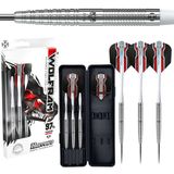 Harrows Wolfram%97 Tungsten Çelik Uç Dart Seti 21 g, 22 g, 23 g, 24, 25 g ve 26 g - Speedline Milleri, Maraton - Wolfram Uçuşları ve Seyahat Çantası 25 g