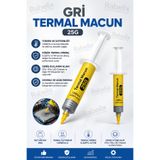 harry 1 Adet Gri Büyük Boy Şırınga Termal Macun 30gr Gümüş Cpu, Vga, Led Chipset