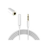 harry 1 Metre 3.5mm Uyumlu Stereo 4 Boğum Kulaklık Aux Ses Uzatma Kablosu 1 Mt Kablo