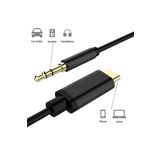 harry 1 Metre Samsung Uyumlu Aux Kablosu Type-C To Aux 3.5mm Jack Çevirici Dönüştürücü