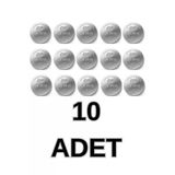 Harry 10 Adet CR2016 Lityum Pil (Quartz Saat,uzaktan Kumanda,alarm Kumandası,kapı Kumandası,araç Kumandası)