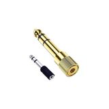 harry 2 Adet 3.5 Mm 6.3 Mm Jack Çevirici Piyano Için Kulaklık Çevirici 6.35 mm erkek 3,5 mm dişi