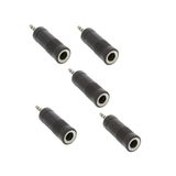 harry 5 Adet Elektro Gitar Bilgisayara Bağlamak 6.3 Mm Dişi 3.5 Mm Stereo Çevirici Jak Fiş Büyükden Küçüğe