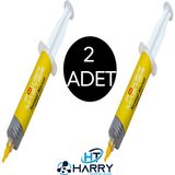 Harry Gri Büyük Boy Şırınga Termal Macun 30GR Gümüş Cpu, Vga, LED Chipset Kullanımına Uygundur - 2 ADET