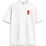 Harry Kane Ingiltere Özel Tasarım Baskılı Yazılı Relaxed Fit Unisex Beyaz Tişört - Siyah - XL