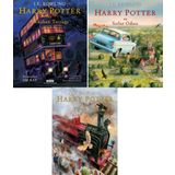 Harry Potter 3 Kitap Set Resimli Özel Baskı (Felsefe Taşı-Sırlar Odası-Azkaban Tutsağı)