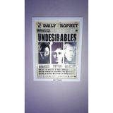 Harry Potter 3D Hareketli Çerçeveli Tablo 30x40 cm, Daily Prophet Lenticular Sihirli Gazete Posteri, Açıya Göre Değişen Duvar Dekoru, Genç Odası Süsü, Koleksiyonluk Hediyesi