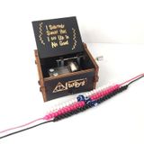 Harry Potter Always Lazer İşlemeli Çevirmeli Mini Müzik Kutusu