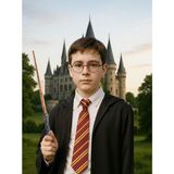 Harry Potter Asa Gözlük Kravat Kostüm Seti Cadılar Bayramı Parti Aksesuarı - Çok Renkli