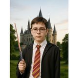 Harry Potter Asa Gözlük Kravat Kostüm Seti Cadılar Bayramı Parti Aksesuarı