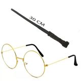 Harry Potter Asası 30 Cm Harry Potter Gözlüğü Seti