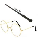 Harry Potter Asası 30 Cm Ve Harry Potter Gözlüğü Seti (5224)