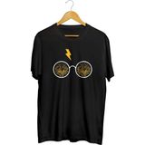 Harry Potter Baskılı Tişört - Siyah