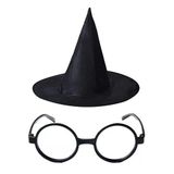 Harry Potter Büyücü Şapkası Ve Harry Potter Büyücü Gözlüğü Siyah Renk P80316s4234