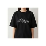 Harry Potter Çapulcu Haritası Baskılı Oversize Unisex Pamuklu Tişört tis50sb