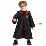 Harry Potter Çocuk Bebek Kostüm Seti – Asa Gözlük Pelerin 71 Cm (2-4 Yaş) (5067)
