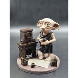 Harry Potter - Dobby Şömine Başı Özel Tasarım Diorama Figür - Krem - Kahverengi