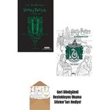 Harry Potter Felsefe Taşı 20. Yıl Özel Baskısı + Boyama Kitabı Syltherin + Okuma Sticker'ları