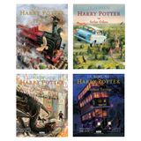 Harry Potter: Felsefe Taşı - Harry Potter: Sırlar Odası - Harry Potter: Azkaban Tutsağı - Harry Potter: Ateş Kadehi - 4 Kitap