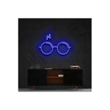 Harry Potter Gözlük Ve Yara İzli Neon Tabela