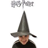 Harry Potter Gryffindor Figür Kostüm Aksesuarı Çocuk Boy Şapka Keçe Kumaş Düz Siyah Renk 6 Yaş + - Standart