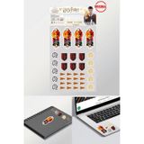 Harry Potter Gryffindor Lisanslı Sticker Set 15x27cm Su Geçirmez HD Baskı Folyo