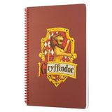 Harry Potter Gryffindor Spiralli Defter Kiremit Rengi Çizgili