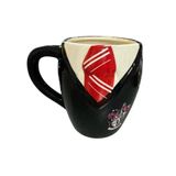 Harry Potter Gryffindor Üniforma Tasarımlı Seramik Kupa, 500 ml, Siyah-Kırmızı