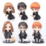 Harry Potter, Hermione, Ron Koleksiyon Figür Seti 6 Parça - Çok Renkli