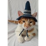 Harry Potter Hogwarts Ravenclaw Cadı Şapka Örgü Kedi Köpek Şapkası Evcil Hayvan Şapkası