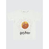 Harry Potter Kız Çocuk Tişört 18849178124S1, 6-7 Yaş, Ekru