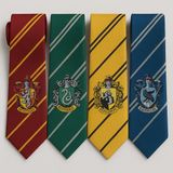 Harry Potter Kravat Gryffindor Slytherin Hufflepuff - Yeşil