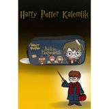 Harry Potter Lisanslı Kalem Çantası Fermuarlı Çok Gözlü Düzenleme ile Eğlenceli Tasarım - Lacivert