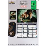 Harry Potter LİSANSLI KALEM ÇANTASI,BLOKNOT, ÇITÇIT DOSYA VE 24'LÜ OKUL ETİKETİ KIRTASİYE SETİ "DEKO