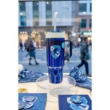Harry Potter Lisanslı Ravenclaw Kulplu Pipetli Plastik Şişe – 1250 ML Büyük Boy Su Matarası