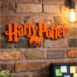Harry Potter Logo Standı , Dekoratif Masa Üstü , Duvar Süsü , 194X67x15 Mm Vitrin