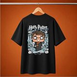 Harry Potter Oversize Tisort - Siyah - M