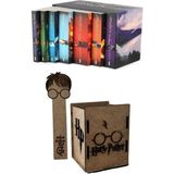 Harry Potter Özel Kutulu Set-7 Kitap Takım -Harry Potter Kalemlik ve Ayraç Hediye
