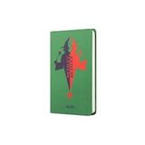 Harry Potter Sert Kapak Lastikli Mini Defter Weasley Yeşil