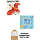 Harry Potter Sihir Tarihi + Sihir Tarihinde Bir Yolculuk 2 Kitap Set + Okuma Sticker'ları