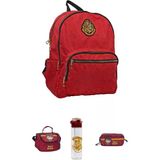 Harry Potter Sırt Çantası, 4 Parça Set, Kırmızı