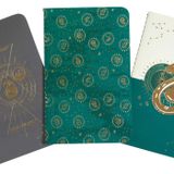 Harry Potter: Slytherin Constellation Sewn Pocket Notebook Collection (Set of 3)
