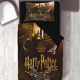 Harry Potter Temalı Baskılı Tek Kişilik Nevresim Takımı Çok Renkli