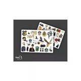 Harry Potter Temalı Sticker - 54 Adet, 2-5 Cm Arası