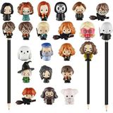 Harry Potter Toppers Figür Koleksiyon (Hangi Karakteri Istediğinizi Sipariş Mesajında Belirtiniz) - 01 - Siyah - Beyaz - Mavi