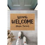 Harry Potter, Wizards, Iç ve Dış Kapı Önü Paspası, Dijital Baskı Paspas, Dekoratifpaspas - 45 x 70