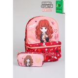 Harry Potter x Dekomus "Magic Girl Collection" Hermione Granger Lisanslı Ortopedik İlkokul ve Kalem Çantası Seti