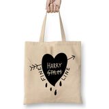 Harry Styles Inspired Harry Styles Gucci Fine Line Harry Styles Tee Fine Line Gucci 03 Bez Çanta Uzun Saplı - Açık Bej - 40 X 40