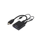 harry Tablet Projeksiyon Notebook Uyumlu Hdmi To Vga Kablo Siyah