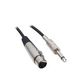 harry Tak Çalıştır 5 Metre Mikrofon Kablosu Xlr Yaylı Jak 6.3mm Erkek Mikrofon Ara Kablosu